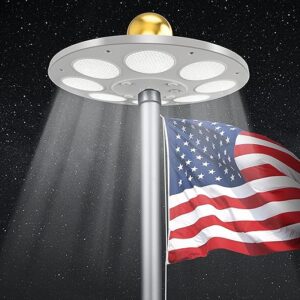 PPQ Solar Flagpole LED Light 136 LED