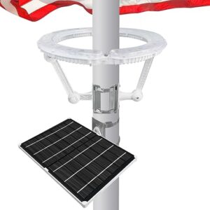 Flagpole Light Solar Powered 32 Super-Bright LEDs