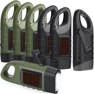 Solar Rechargeable LED Emergency Flashlight