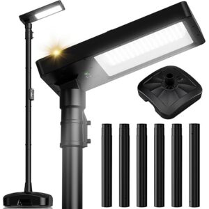 102 inch Solar Lamp Post Lights with Pole outdoor driveway