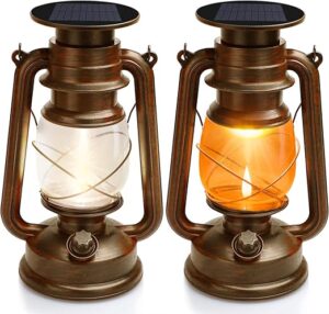 Solar Lanterns Vintage LED Outdoor Waterproof