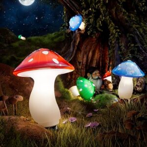 Gardenetics Solar Mushroom Pathway Lights