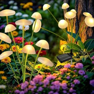 SolarGlow Mini Mushroom Light Series
