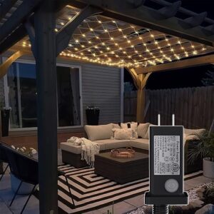 Eueasy Solar Gazebo Net Lights 270 LED