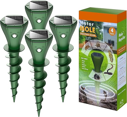 Solar Pest Repeller Garden Stakes 4 Pack