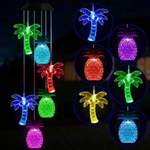 Solawindchime Solar Pineapple LED Wind Chimes