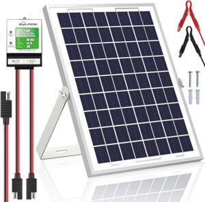 SOLPERK 10W Solar Panel with 8A PWM Charge Controller Kit