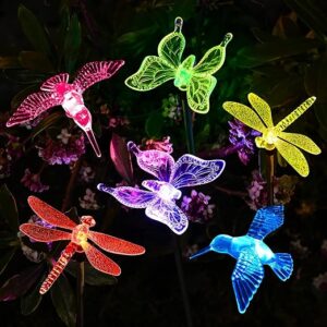 SOLPEX Solar Butterfly Lights Outdoor (6-Pack)