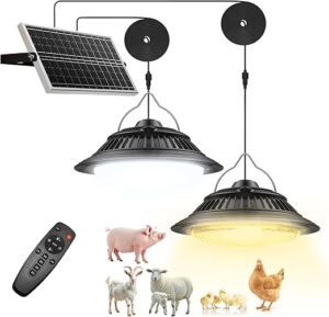 SunBonar 2-Pack Solar Chicken Coop Light