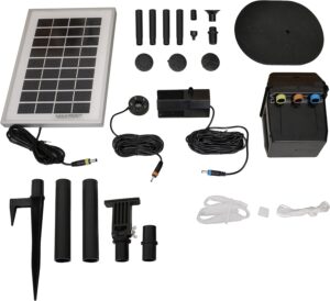 Sunnydaze Solar Pump and Panel Kit