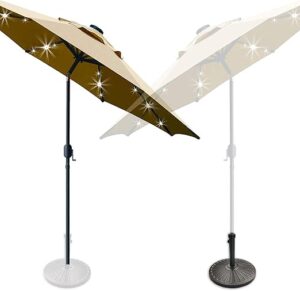 Sunnyglade 24 LED Solar Patio Umbrella