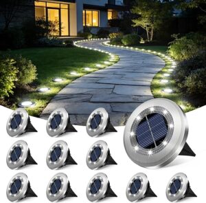 2.8 Inch Mini Solar Ground Lights 12 Pack