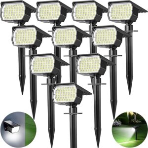 Tadyreal Solar Spot Lights Outdoor 10 Pack