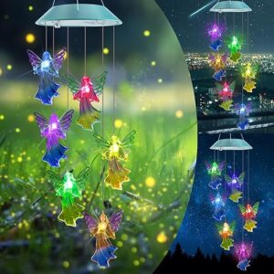 Toodour Solar Wind Chimes Angel Design