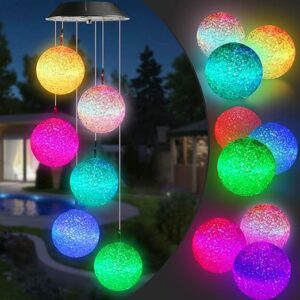 Toodour Solar Wind Chimes Ball Design