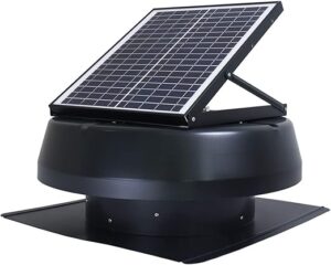 VEVOR 42W Solar Roof Attic Fan with Smart Remote Control
