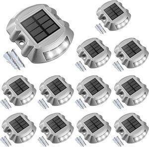 VOLISUN Solar Deck Lights 12-Pack