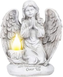 VP Home Solar Praying Angel Figurine