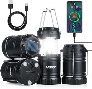 Wsky Solar Camping Lantern 4-Pack