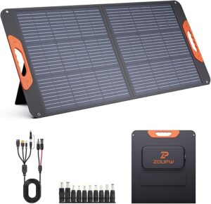 ZOUPW 100W Portable Solar Panel