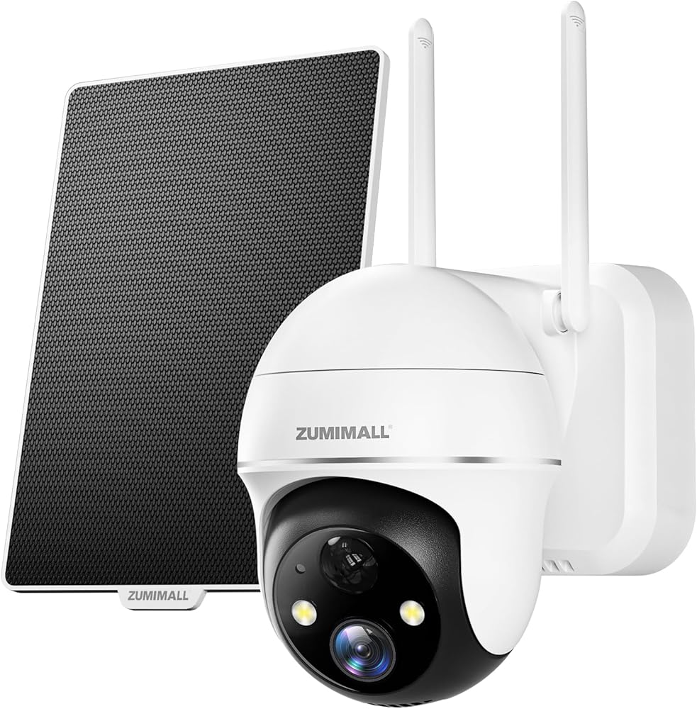 Zumimall 360 Degree Solar Security Camera